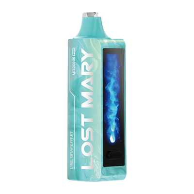 Alt text: Close-up image of Lime Grapefruit Flavor Lost Mary Vape MO20000 Pro 20000 Puffs Disposable, a convenient and long-lasting vape product with refreshing citrus flavor