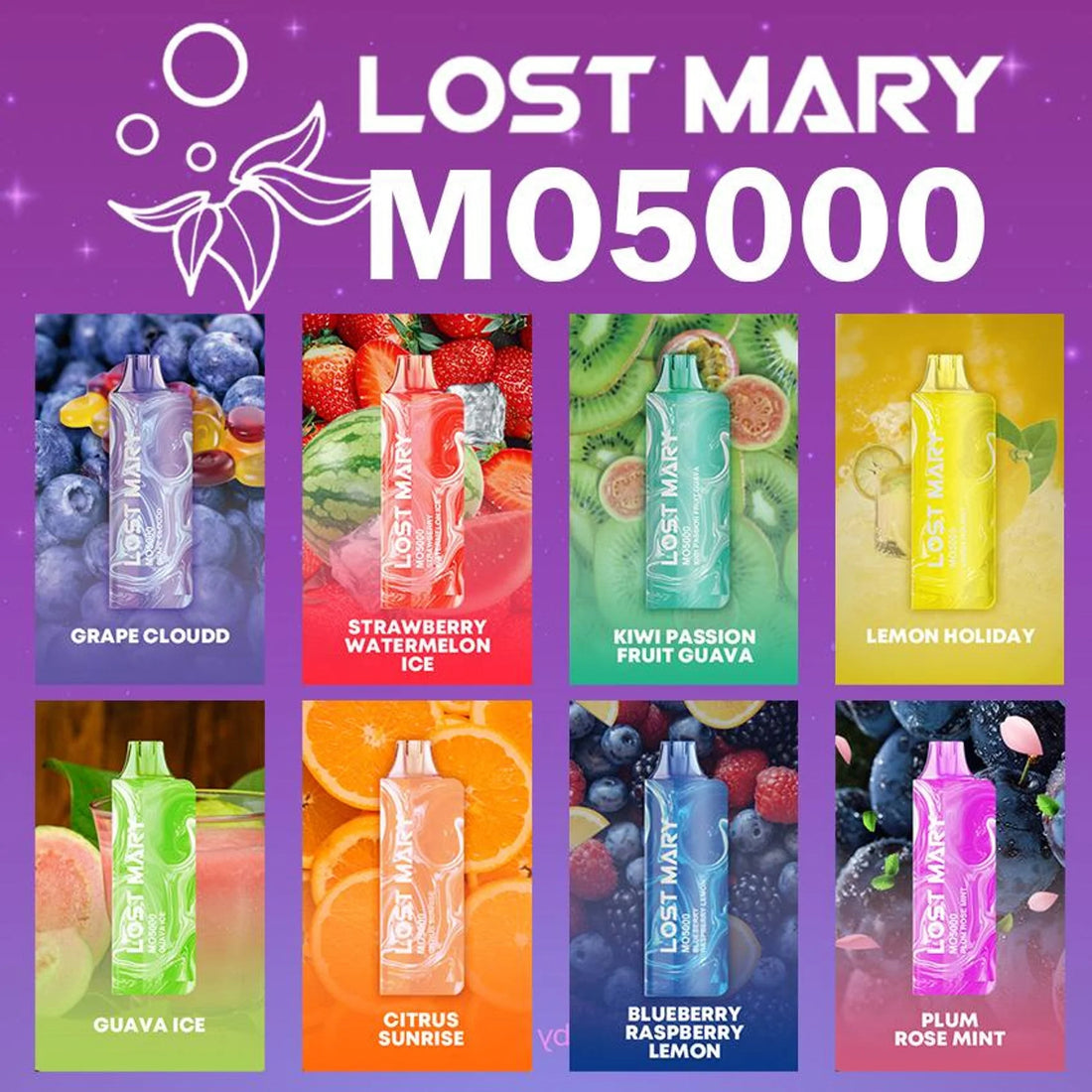 Lost Mary MO5000 Disposable Vape, a sleek and convenient vaping device